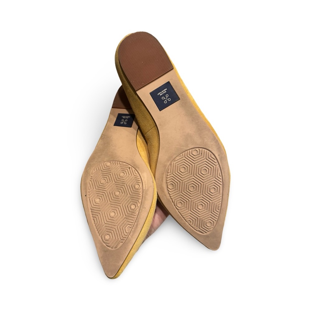 Calson Suede Yellow Pointed-Toe ballet Flats - Nordstrom - Like New🌼 - Picture 6 of 7
